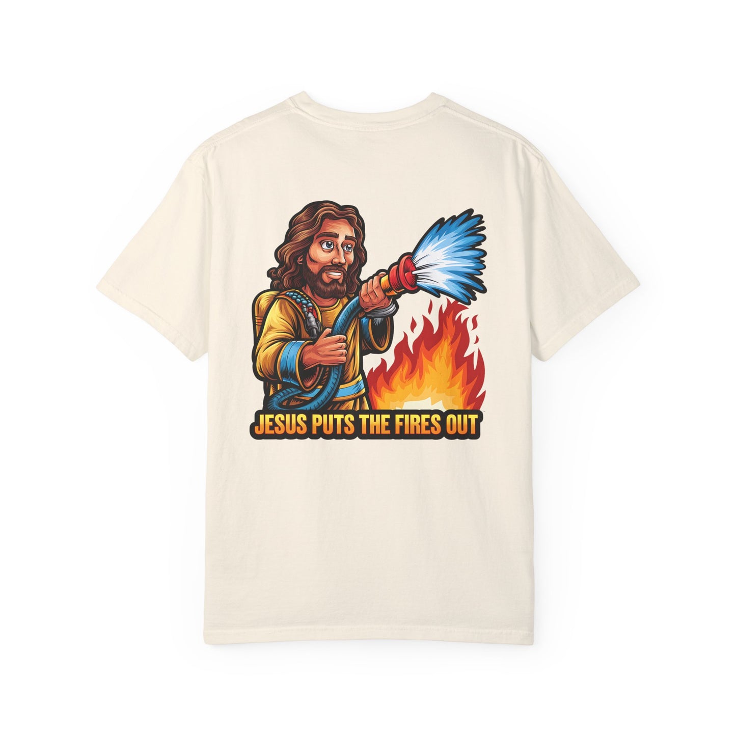 Firefighter Jesus T-shirt